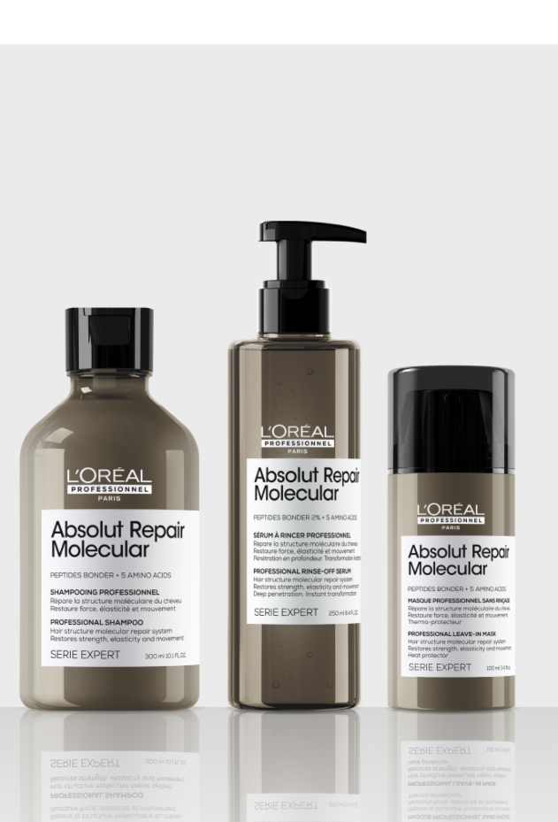 В меню услуг Hair by Kimyashov появился уход Absolute Repair Molecular L'Oreal Professionnel Paris (фото 1)