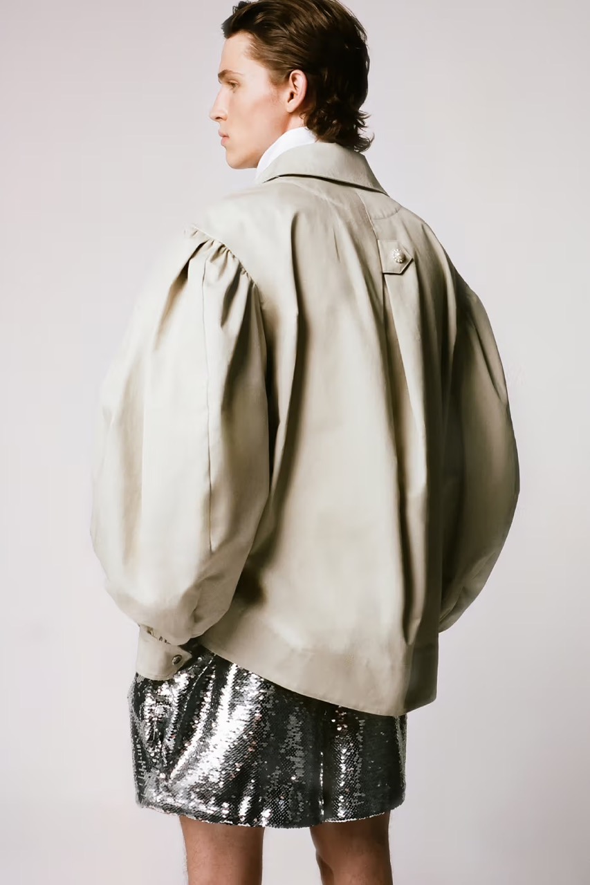 Жаккардовые куртки, тренчи и многослойные поло: Simone Rocha представил лукбук новой мужской коллекции (фото 5)