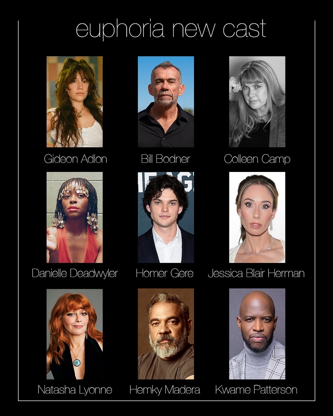 HBO раскрыла полный каст третьего сезона «Эйфории» (фото 3)