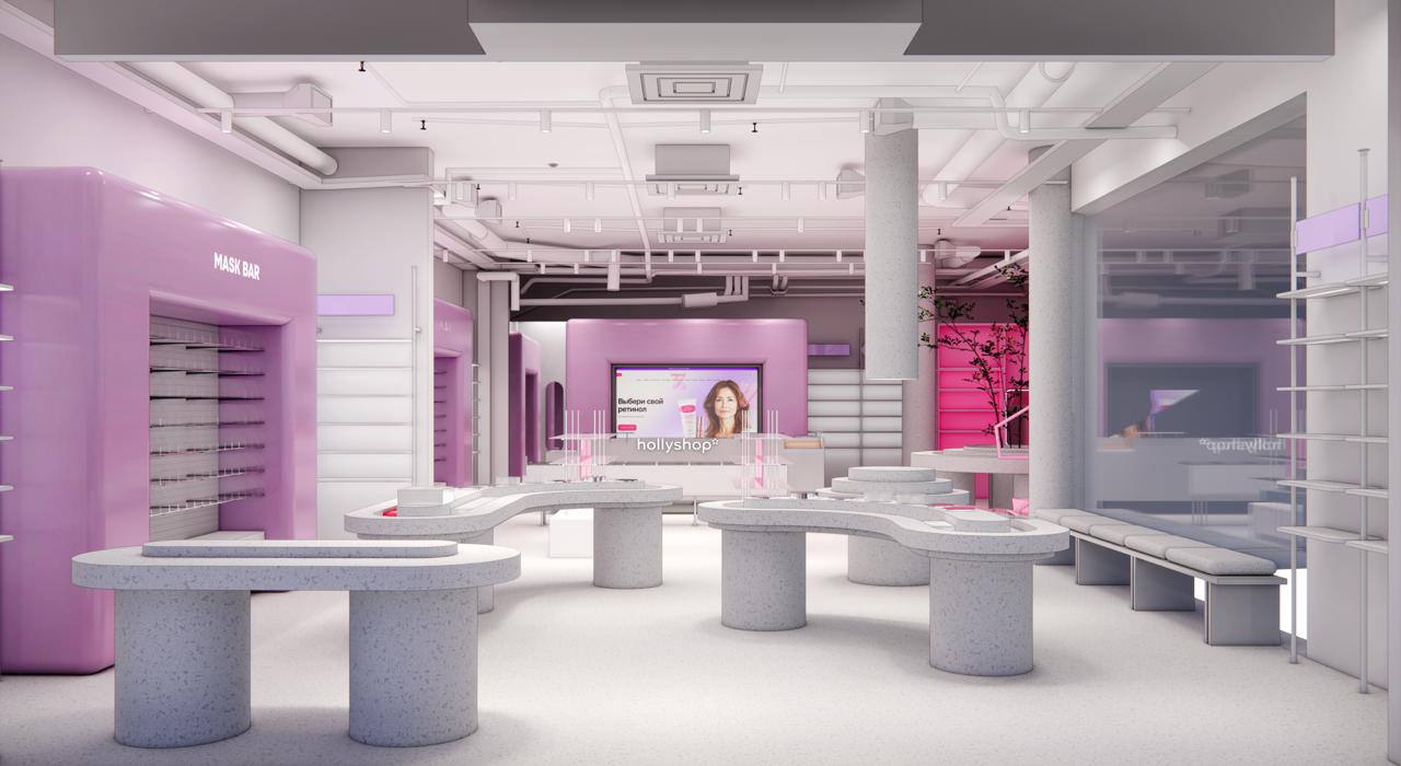 В Петербурге откроется 2-этажный магазин корейской косметики hollyshop (фото 5)