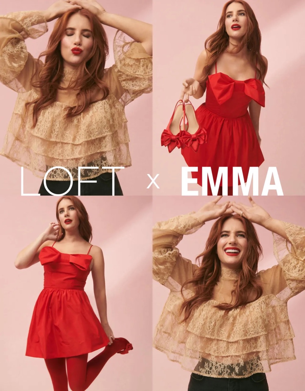 Эмма Робертс снялась в рекламной кампании Loft (фото 4)