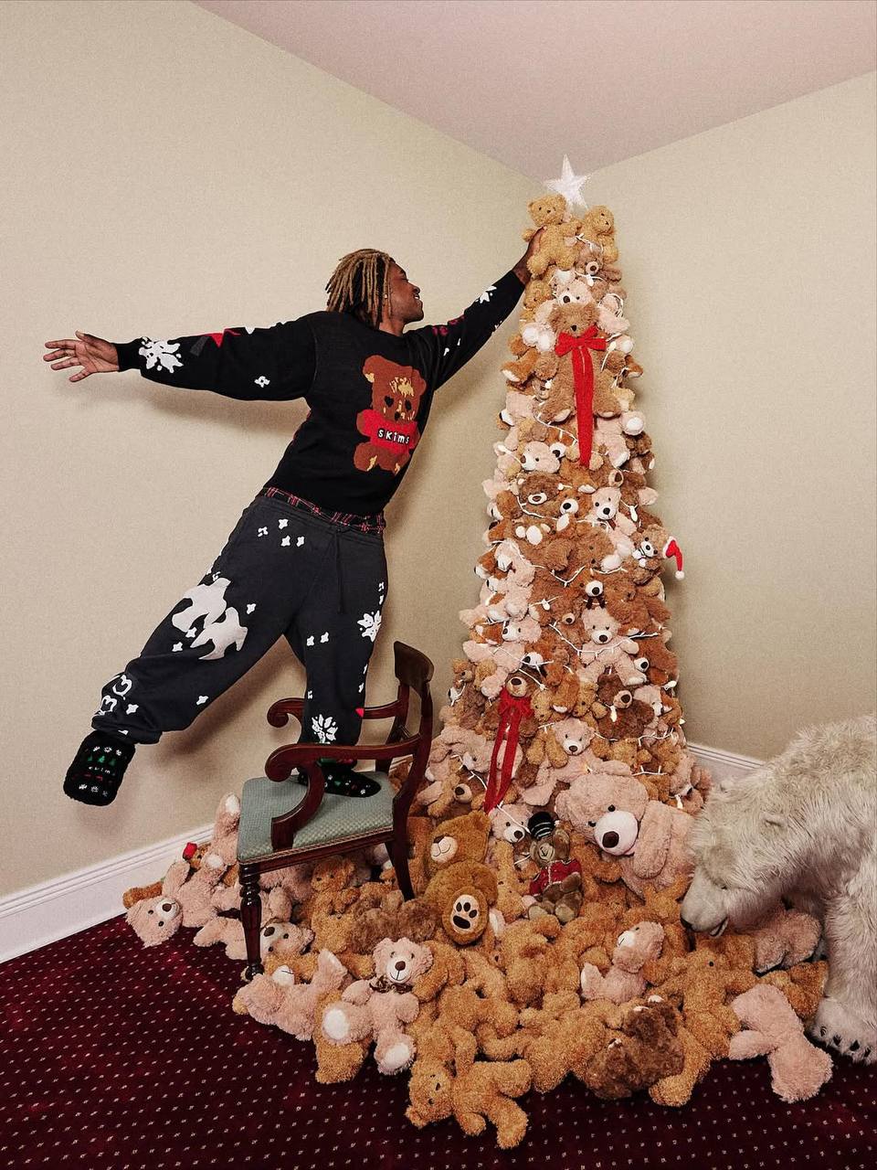 Дочь Ким Кардашьян Норт Уэст снялась в кампании Skims (фото 1)