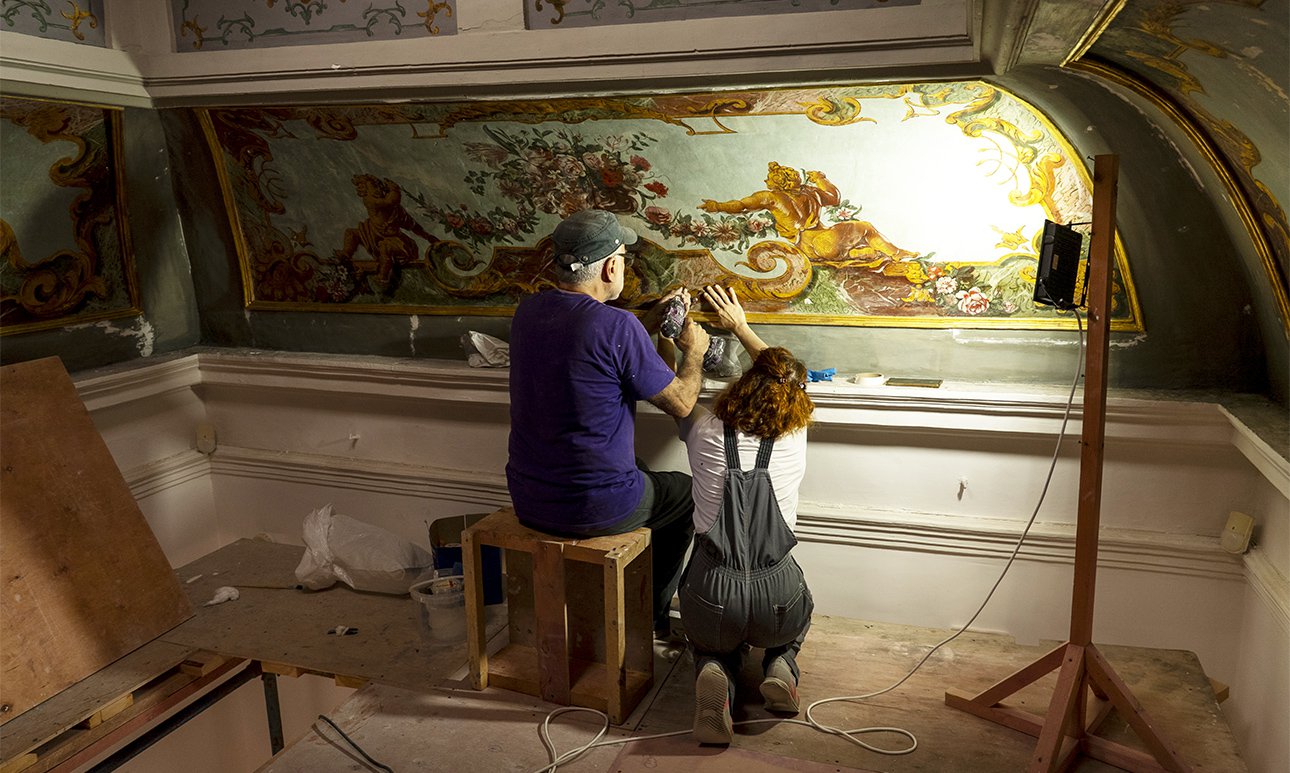 В Петергофе реставрируют дворец Монплезир (фото 2)