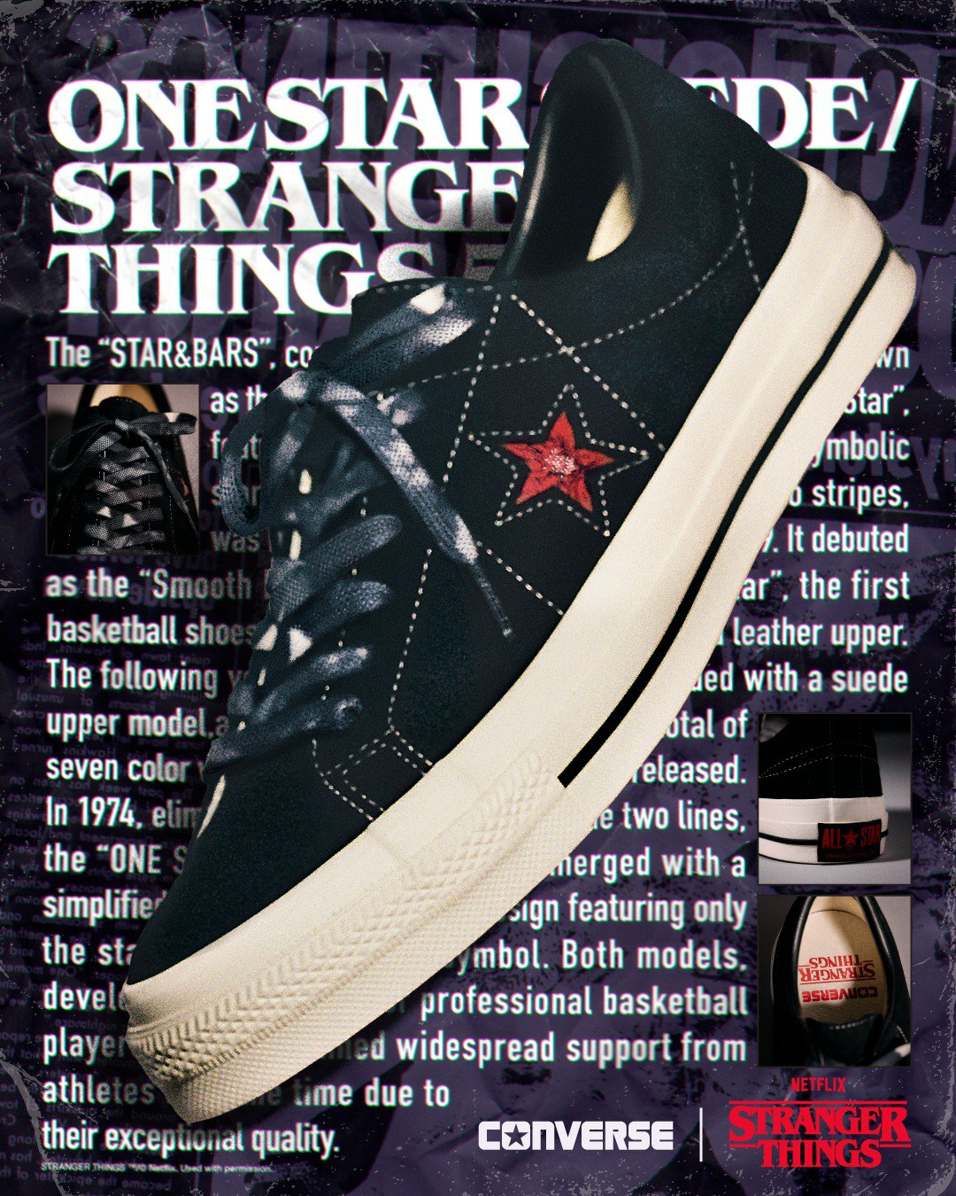 Бренд Converse Japan выпустил коллекцию по мотивам «Очень странных дел» (фото 3)