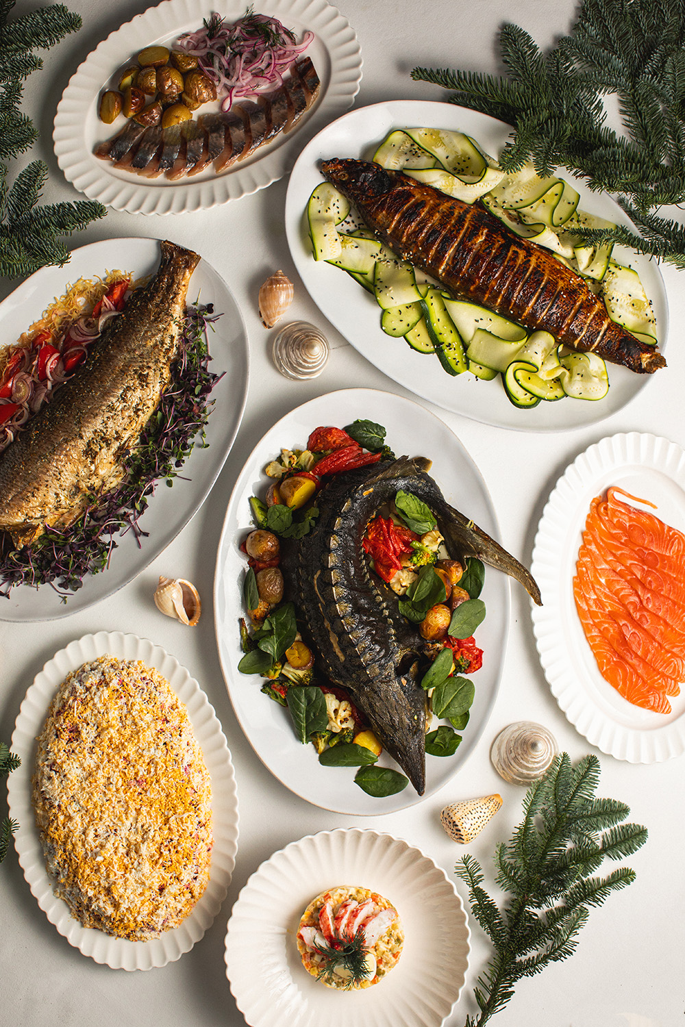 Новости ресторанов: осетр с овощами, оливье с говяжьим языком и заливное из краба (фото 6)