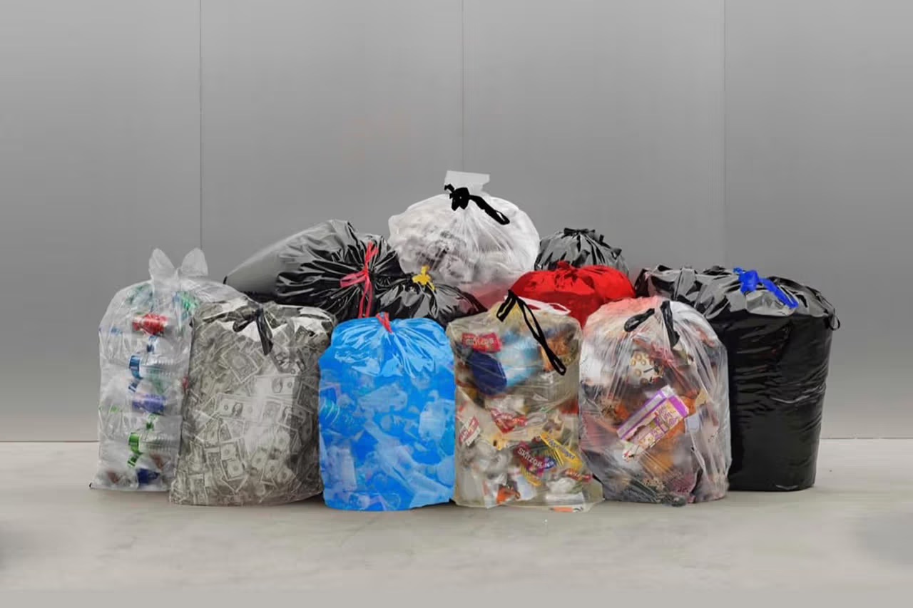 Дизайн-студия A$AP Rocky представила диван из мусорных мешков (фото 1)