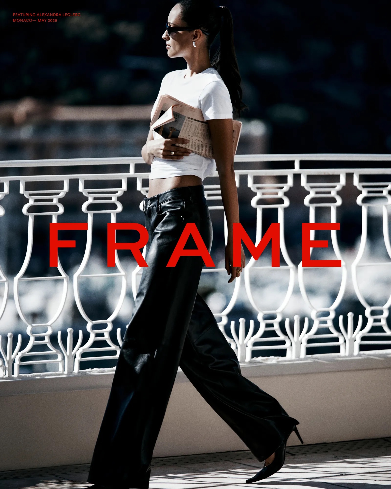 Бренд Frame выпустил коллаборацию с Александрой Леклер (фото 1)
