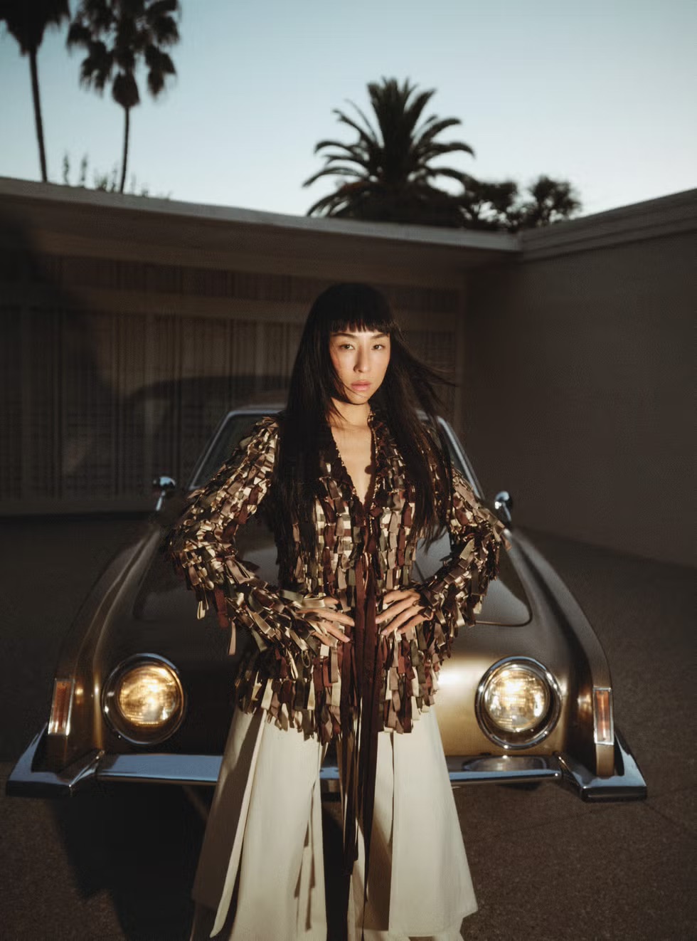 Актриса Грета Ли — героиня кавер-стори Harper's Bazaar (фото 1)