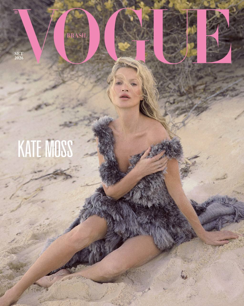 Кейт Мосс стала героиней обложки бразильского Vogue (фото 3)