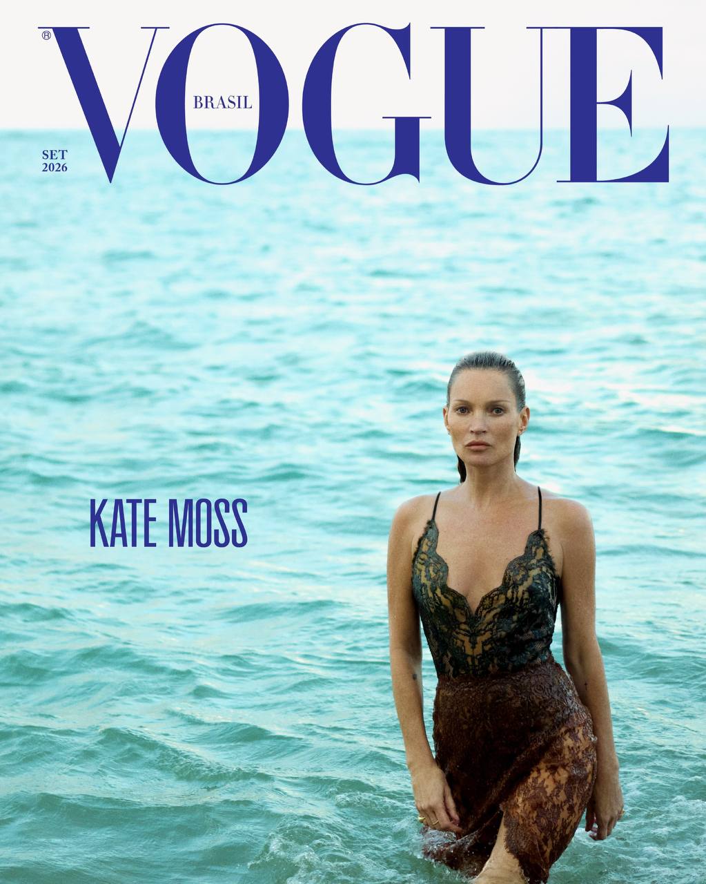 Кейт Мосс стала героиней обложки бразильского Vogue (фото 1)