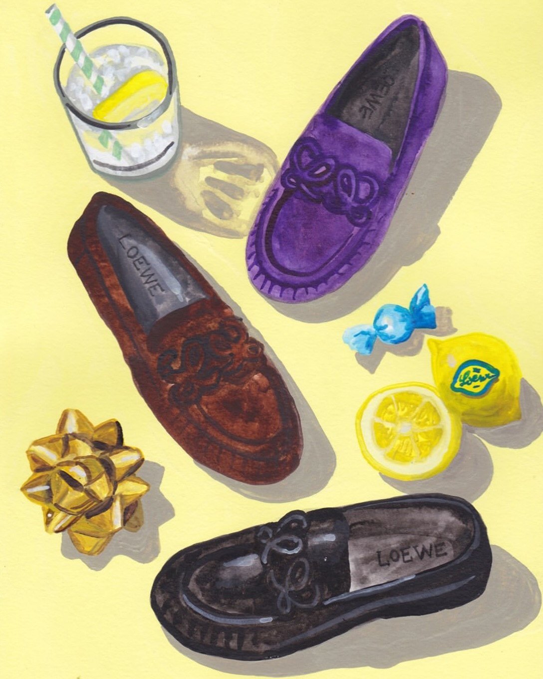 Loewe презентовал новую версию классических лоферов Double L Loafer (фото 4)