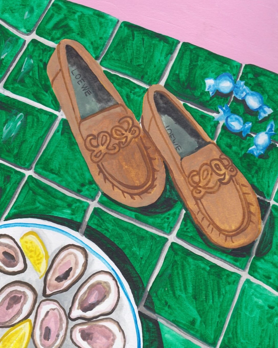 Loewe презентовал новую версию классических лоферов Double L Loafer (фото 3)
