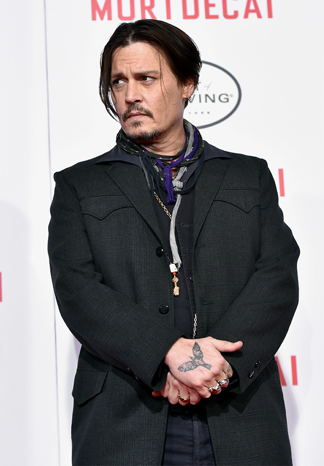 Джонни Депп Премьера фильма "Мордекай" в Лос-Анджелесе (фото 1)