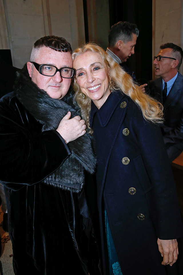 Альбер Эльбаз и Франка Соццани Открытие выставки Lanvin в Париже (фото 4)