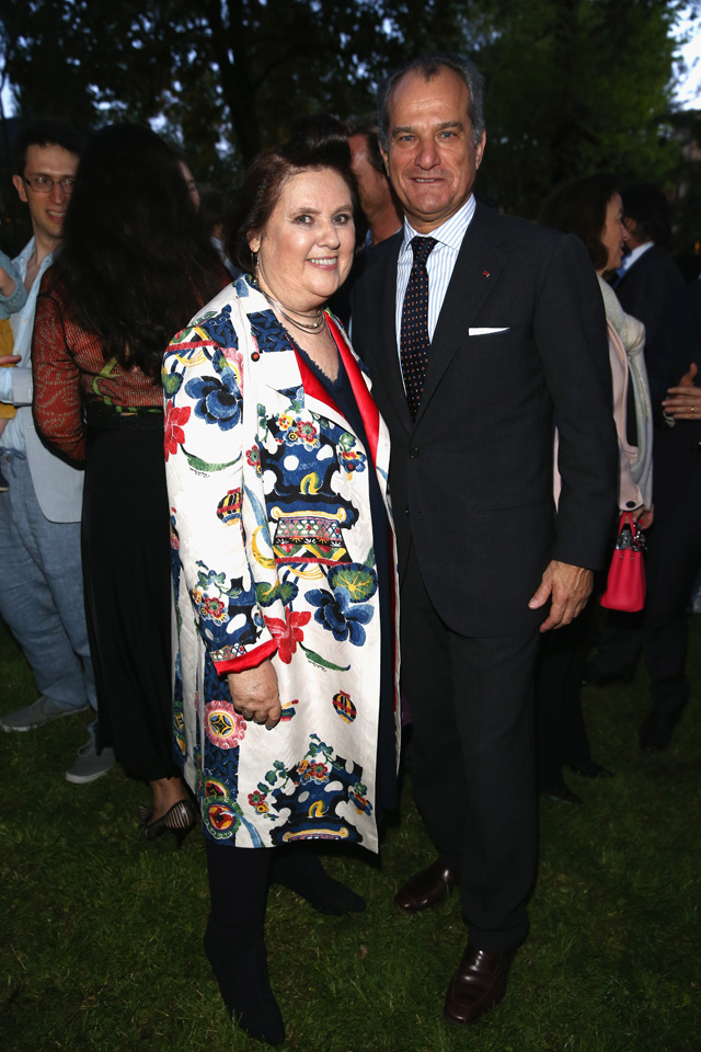 Сьюзи Менкес и Леонардо Феррагамо Торжественный прием конференции Condé Nast International Luxury (фото 2)