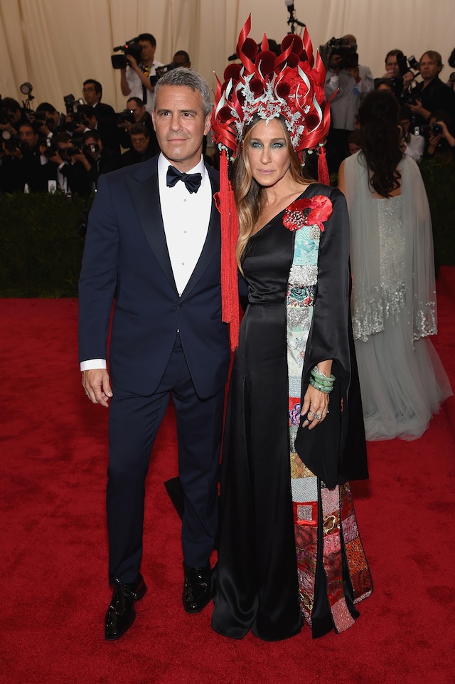 Энди Коэн и Сара Джессика Паркер Гости Met Gala 2015 (фото 4)