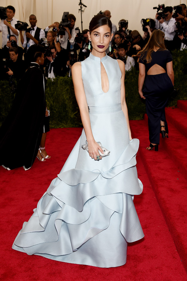 Лили Олдридж Гости Met Gala 2015 (фото 40)