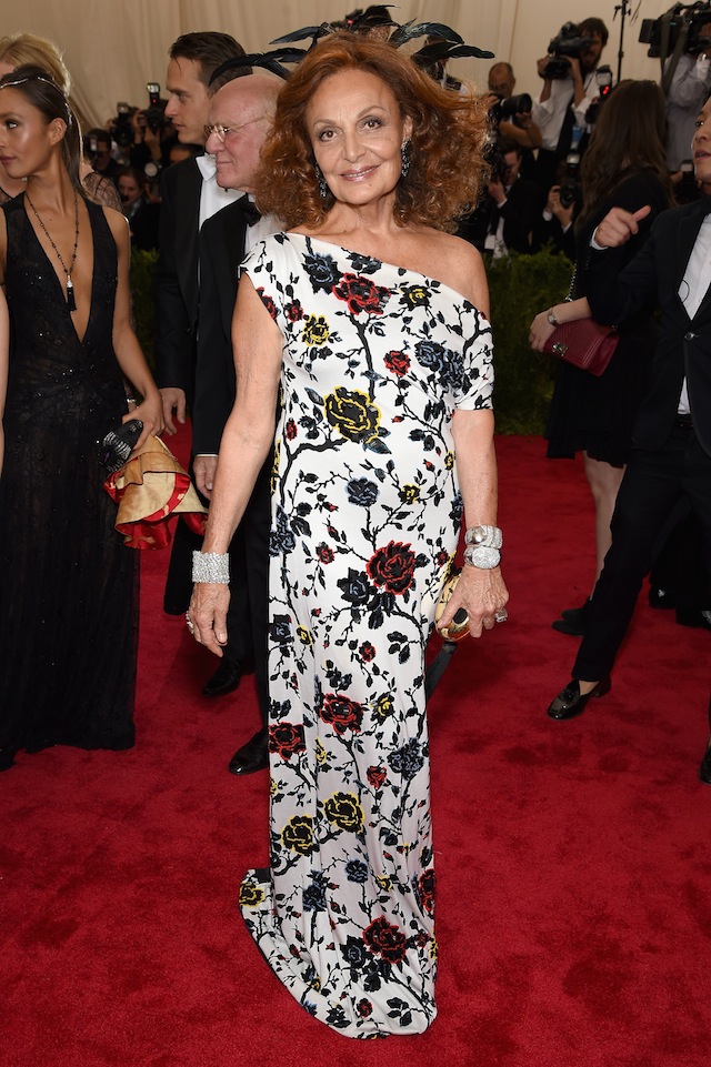 Диана фон Фюрстенберг Гости Met Gala 2015 (фото 6)