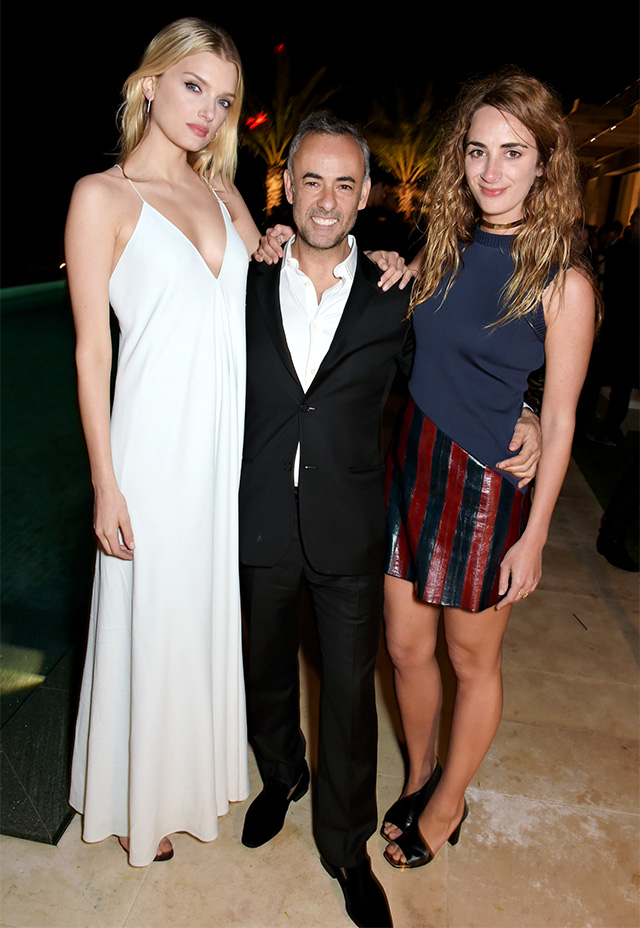 Лили Дональдсо, Франциско Коста и Алексия Нидзельски Вечер Calvin Klein в Каннах (фото 5)