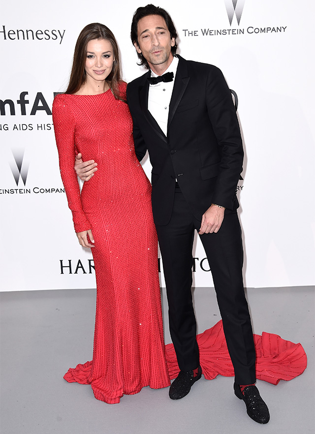 Лара Лето и Эдриан Броуди Гала-вечер amfAR в Каннах (фото 9)
