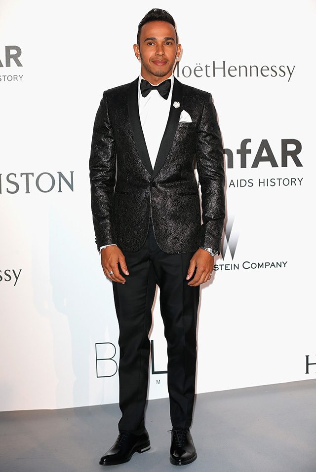 Хэмилтон Льюис Гала-вечер amfAR в Каннах (фото 10)