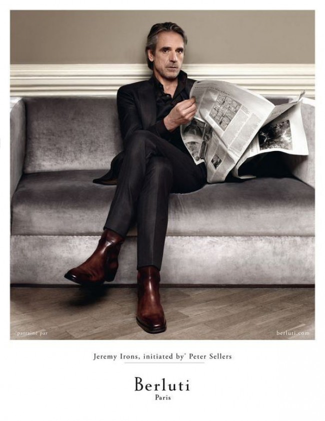 Пьер Казираги и Джереми Айронс в кампании Berluti (фото 1)