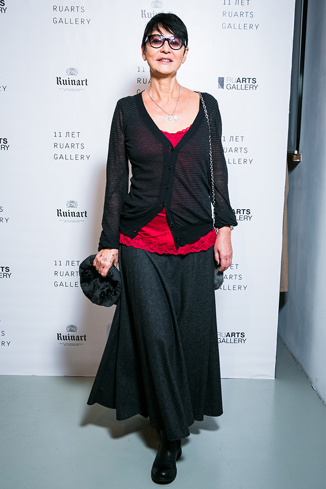 Ирина Хакамада День рождения RuArts и открытие выставки Василия Кудрявцева (фото 3)