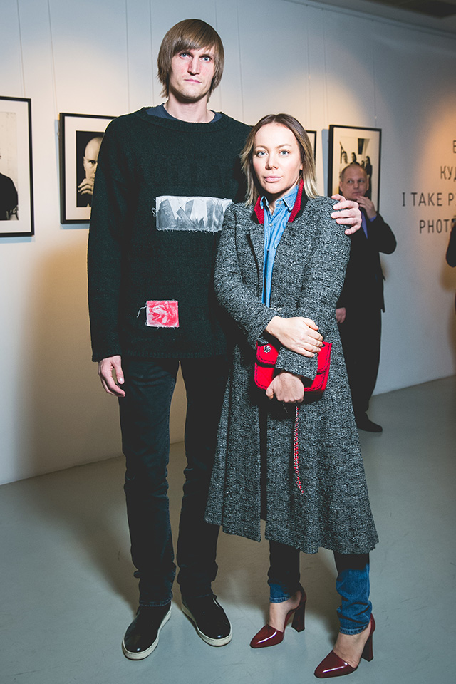 Андрей Кириленко и Мария Лопатина День рождения RuArts и открытие выставки Василия Кудрявцева (фото 10)