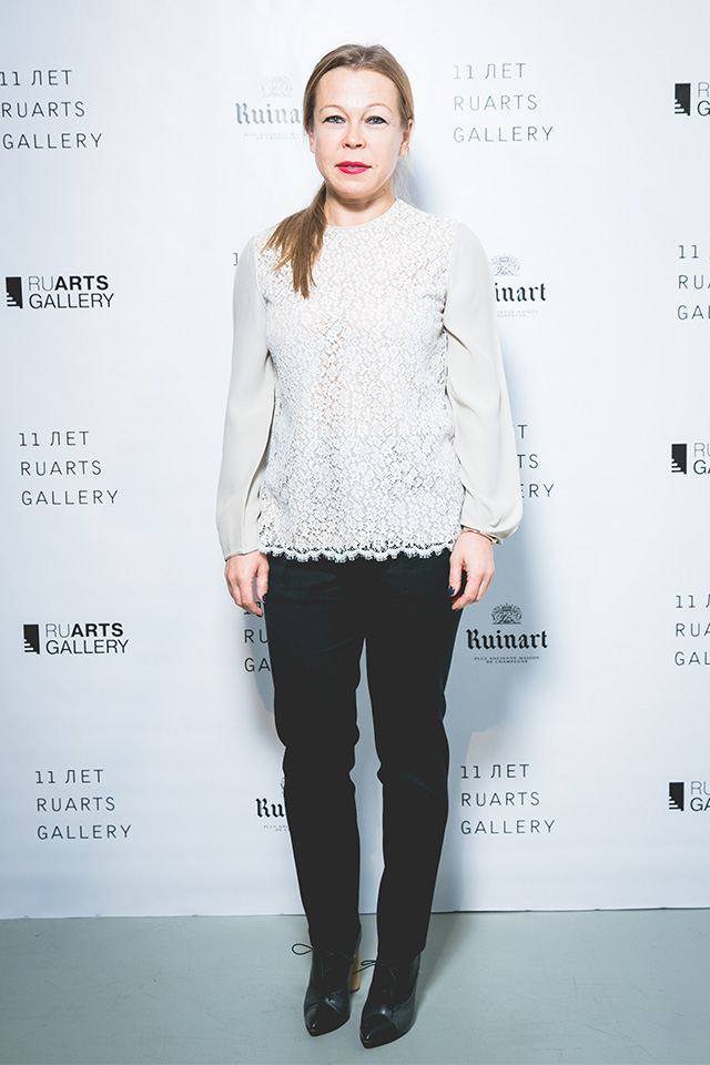 Маргарита Пушкина День рождения RuArts и открытие выставки Василия Кудрявцева (фото 9)