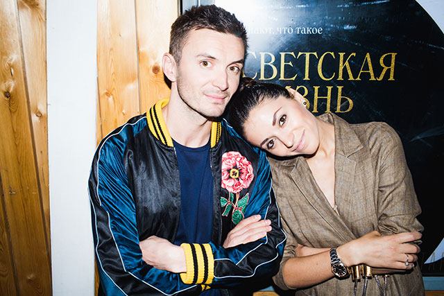 Евгений Заболотный и Яна Валенсия Премьера фильма "Светская жизнь" (фото 16)