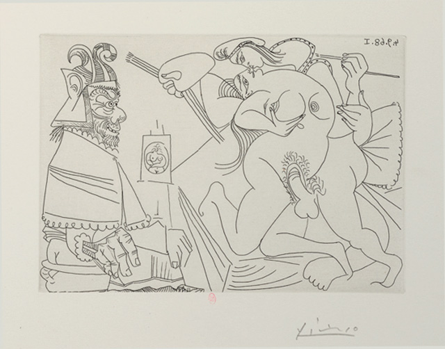 Пабло Пикассо «Рафаэль и Форнарина XV», 4 сентября 1968 Почему парижская выставка Picasso.Mania особенно важна именно сейчас (фото 13)