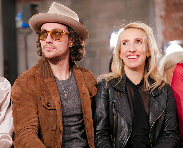 Аарон и Сэм Тейлор-Джонсон Гости показа Gucci, resort 2016 (фото 7)