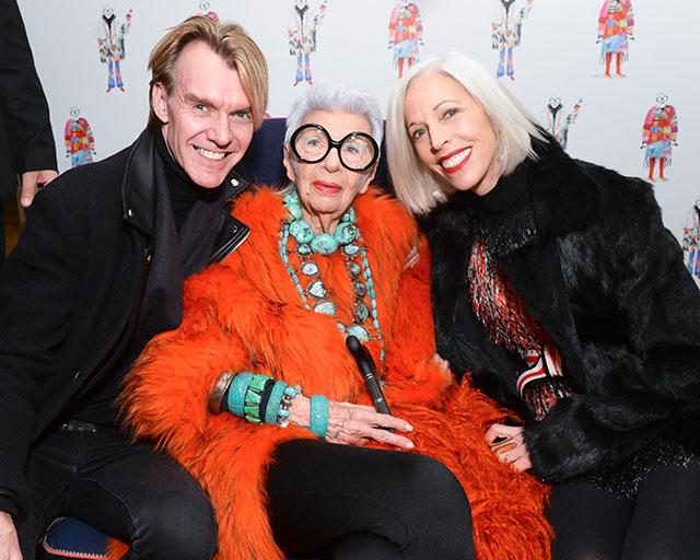 Открытие выставки Айрис Апфель в Париже (фото 1)