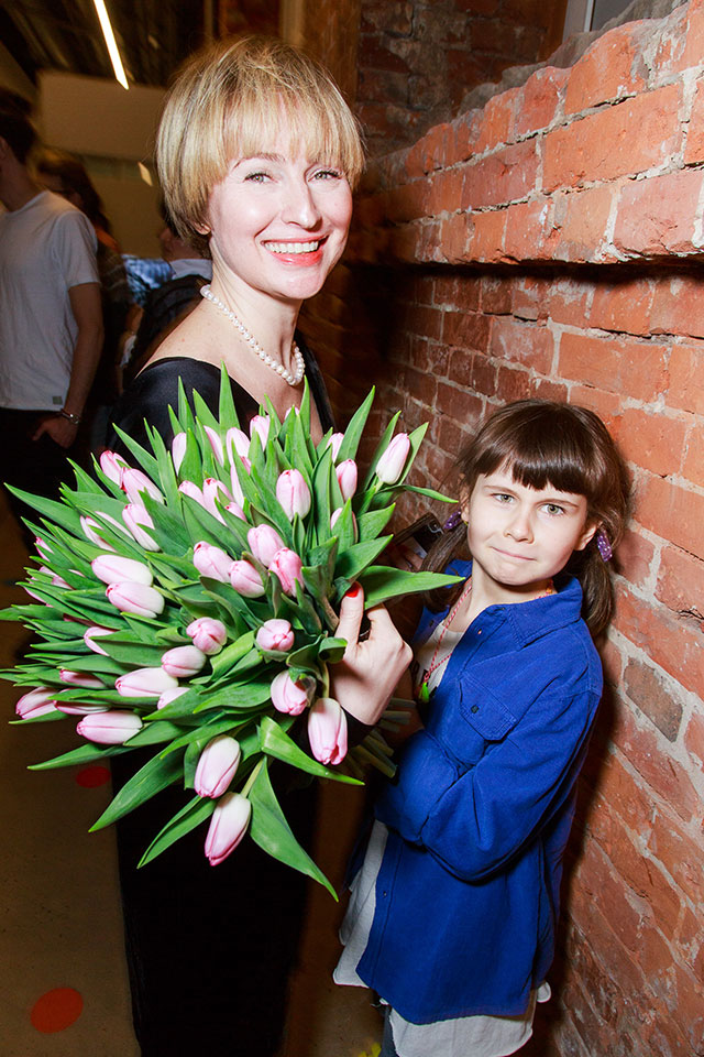 Нина Гомиашвили с племянницей Пеппилоттой Открытие выставки New York's Photo League (фото 1)