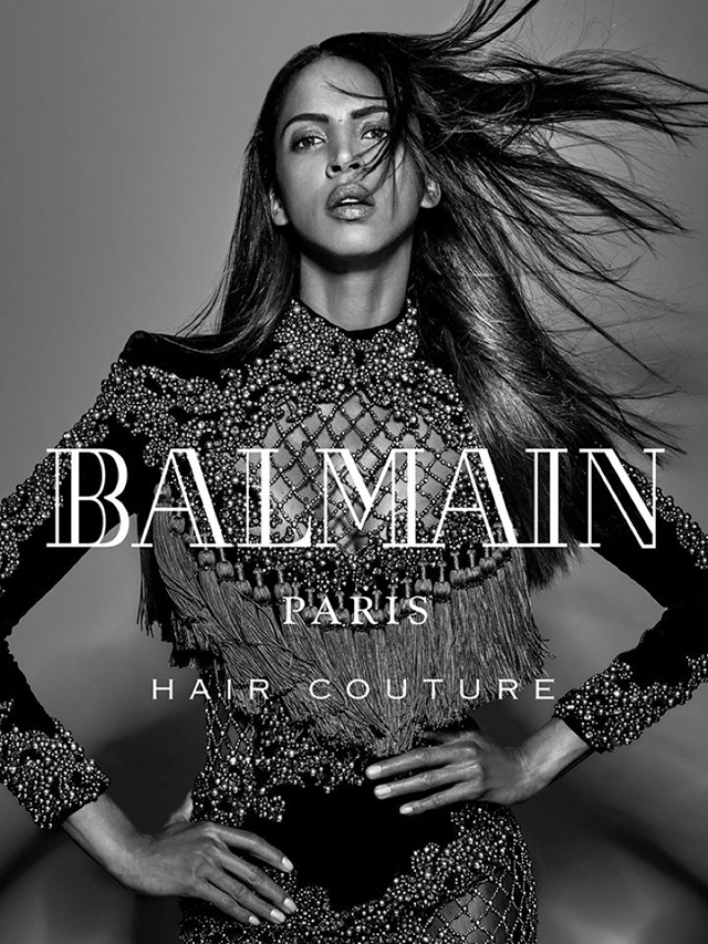 Мягкие и шелковистые: рекламная кампания париков Balmain (фото 1)