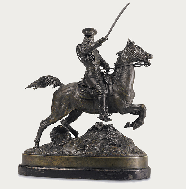 Скульптура Евгения Лансере, изображающая героя Русско-турецкой войны 1877—78 годов, генерала Михаила Скобелева Редкие работы из частных коллекций на русских торгах Christie’s (фото 3)