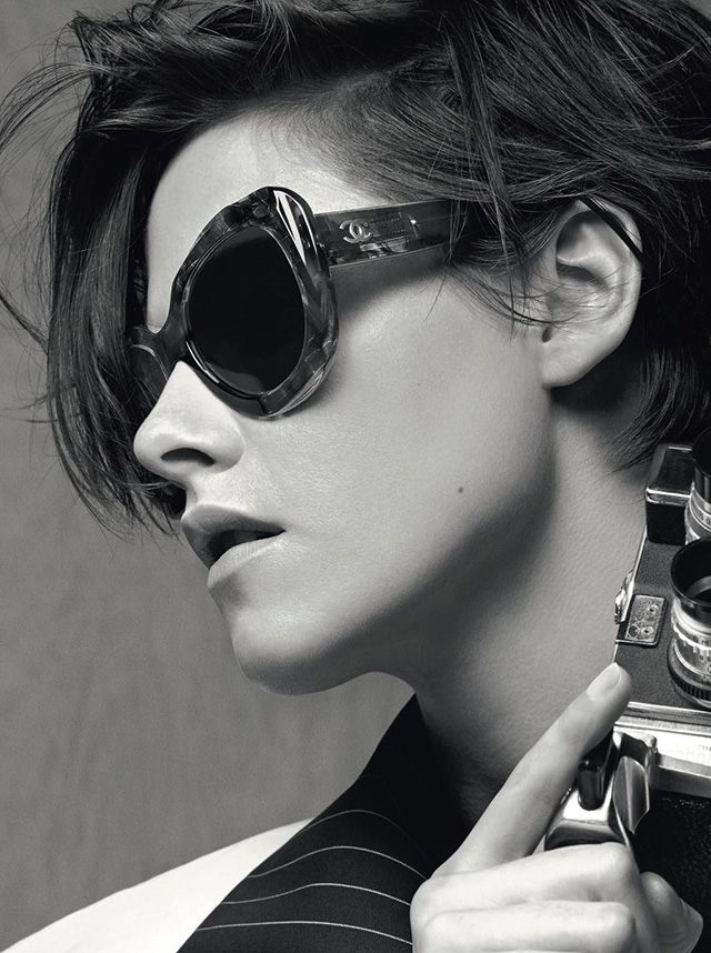 Кристен Стюарт в рекламной кампании Chanel Eyewear Spring 2015 (фото 1)
