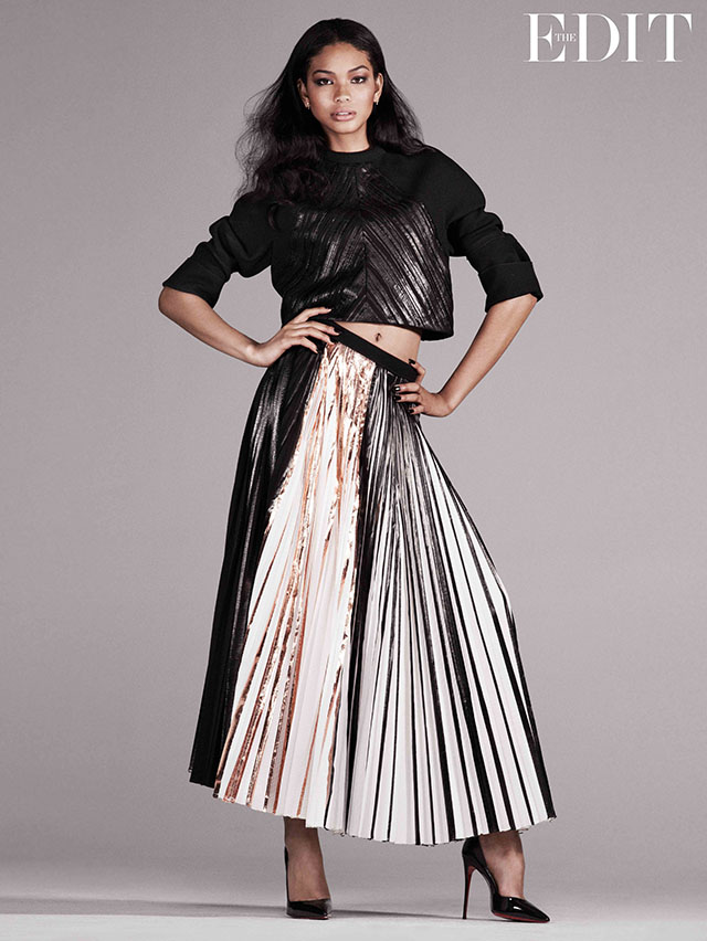 Шанель Иман в съемке для The Edit (фото 4)