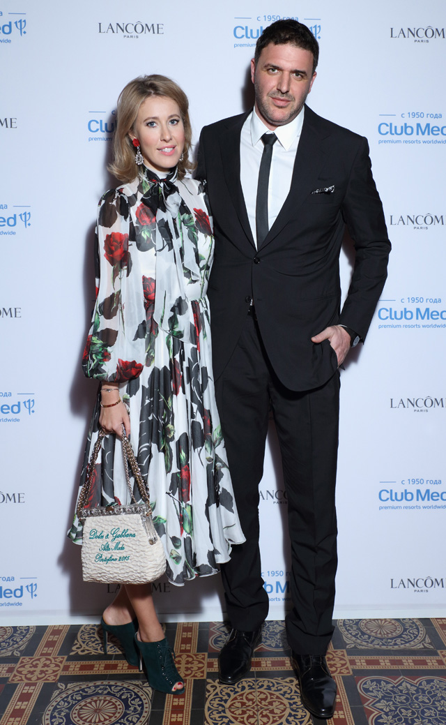 Ксения Собчак и Максим Виторган на открытии бутика Club Med (фото 2)