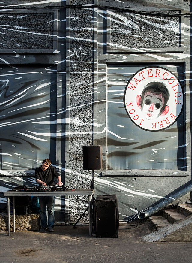 Открытие проекта Димы Ребуса на Трехгорной мануфактуре (фото 15)