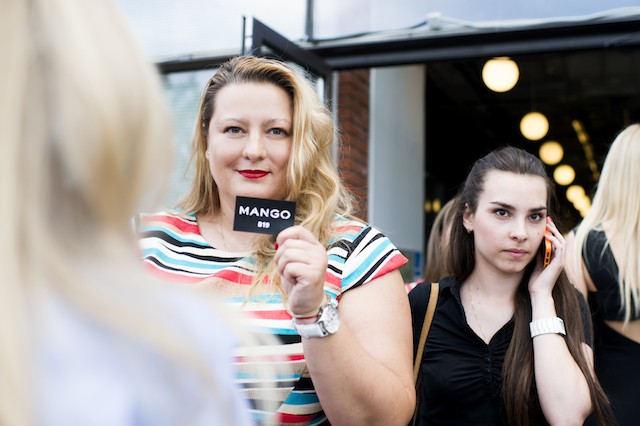 Мария Федорова Коко Роша на показе Mango в Москве (фото 6)