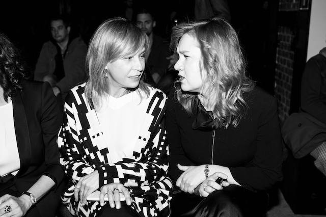 Алена Долецкая и Алина Сапрыкина Гости показа Ruban осень-зима 2016/17 (фото 8)