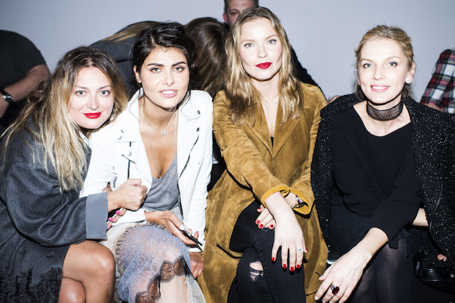 Надежда Оболенцева и Анастасия Рагозина Гости показа Ruban осень-зима 2016/17 (фото 10)