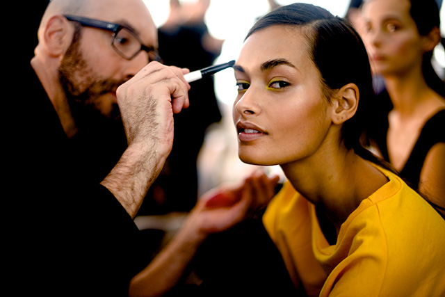 Backstage показа Delpozo, осень-зима 2015 (фото 1)