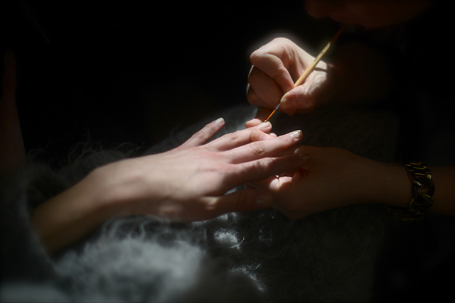 Backstage показа Delpozo, осень-зима 2015 (фото 13)