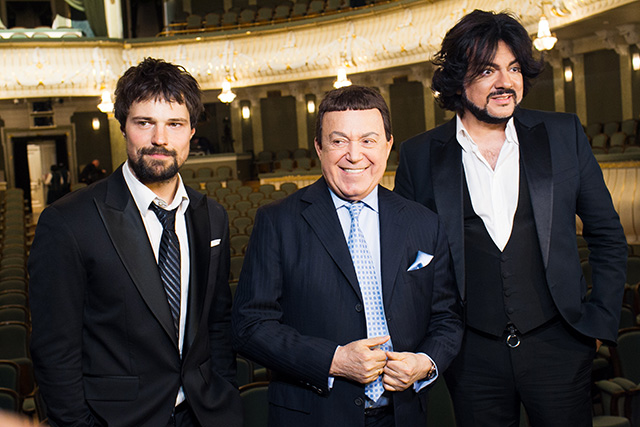 Данила Козловский, Иосиф Кобзон и Филипп Киркоров Сольный концерт Данилы Козловского в Большом театре (фото 15)