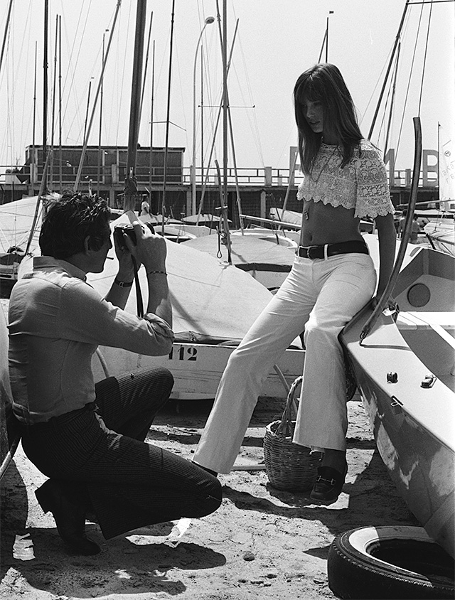 Серж Генсбур и Джейн Биркин, 1970 Эволюция белых джинсов (фото 1)