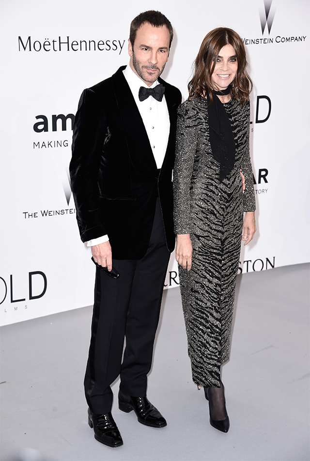 Том Форд и Карин Ройтфельд Гала-вечер amfAR в Каннах (фото 2)