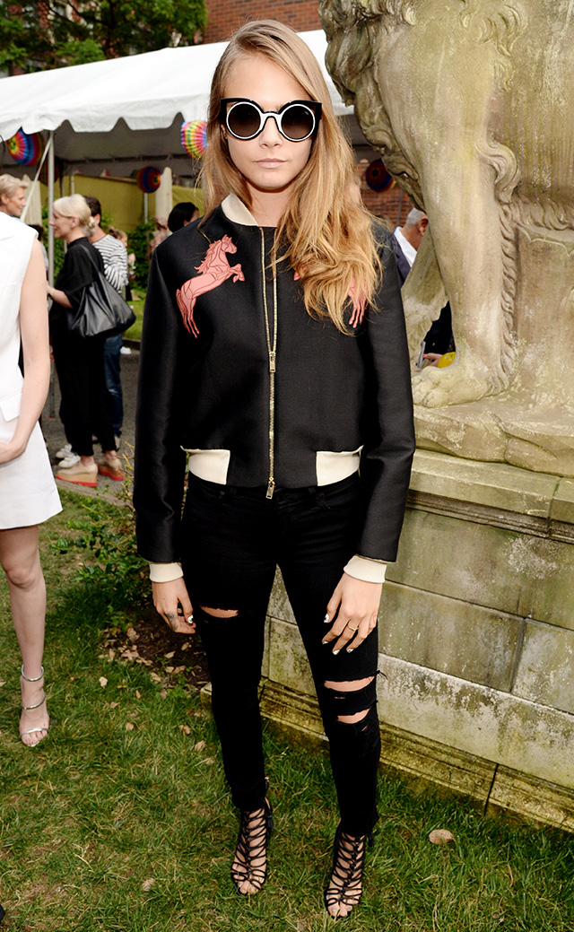Кара Делевинь Гости презентации Stella McCartney, resort 2016 (фото 5)
