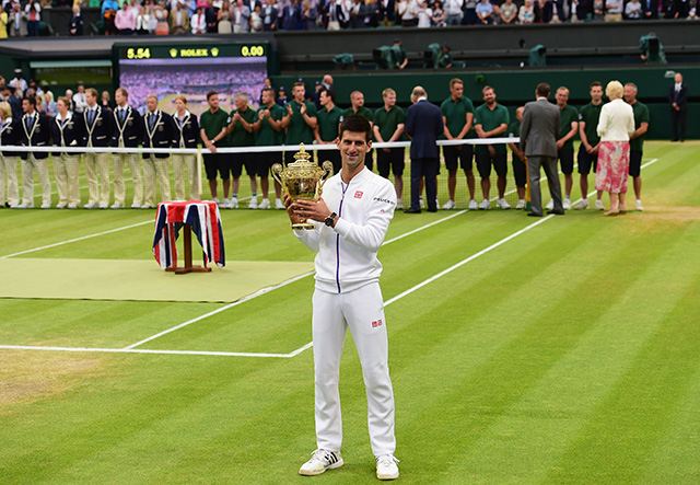 Новак Джокович Победители и гости Уимблдонского турнира (фото 9)